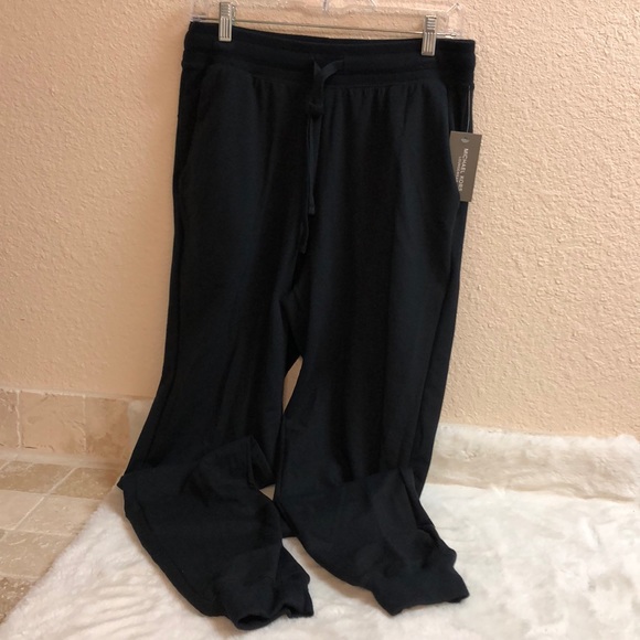 Michael Kors Lounge Pants Joggers Black NWT - Picture 1 of 7